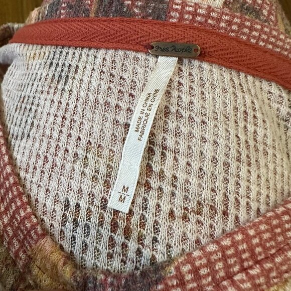 Free People Flower Patch Floral Thermal Top - Picture 6 of 7